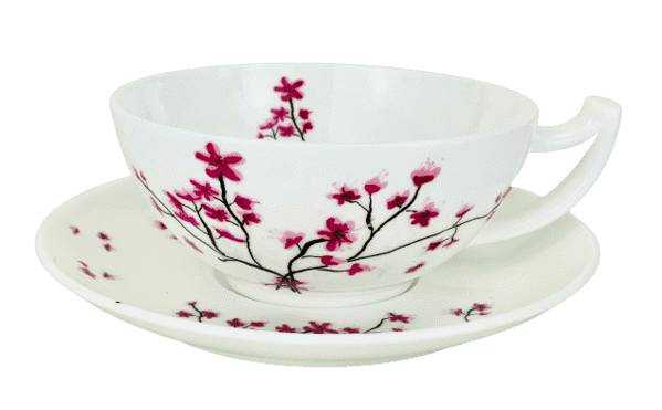 Bild von TeaLogic Cherry Blossom 300 ml Jumbo Tasse mit Untertasse